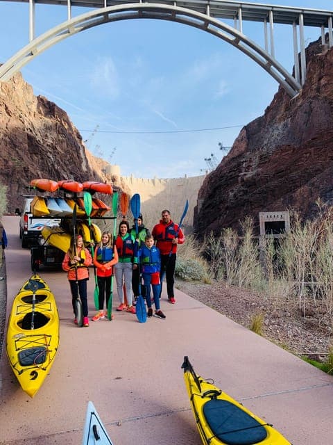 Hoover Dam Kayak Tour & Hike - shuttle from Las Vegas Gallery Image 4