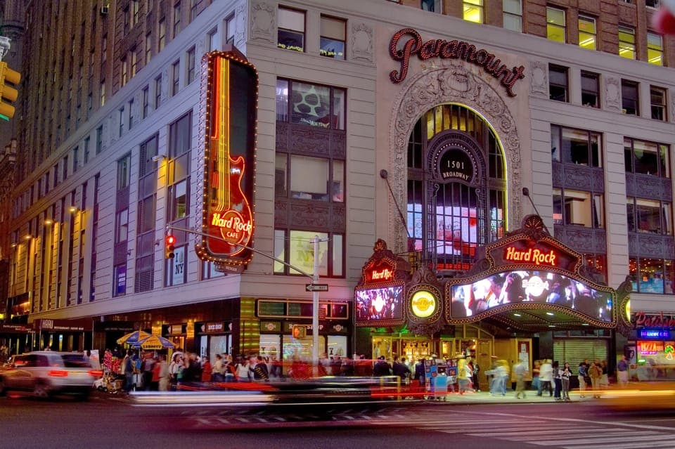 Meal at Hard Rock Cafe New York Times Square - Image NaN