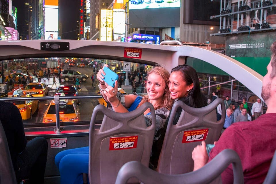 Sightseeing Night Tour by Open-Top Bus with Live Guide Gallery Image 4