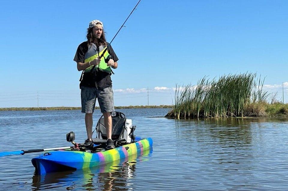 Kayak Fishing Charter in Bayou Bienvenue - Image NaN