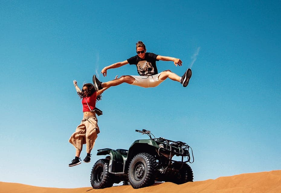 Red Dunes Quad Bike with Sandboarding, Camels and BBQ Gallery Image 1