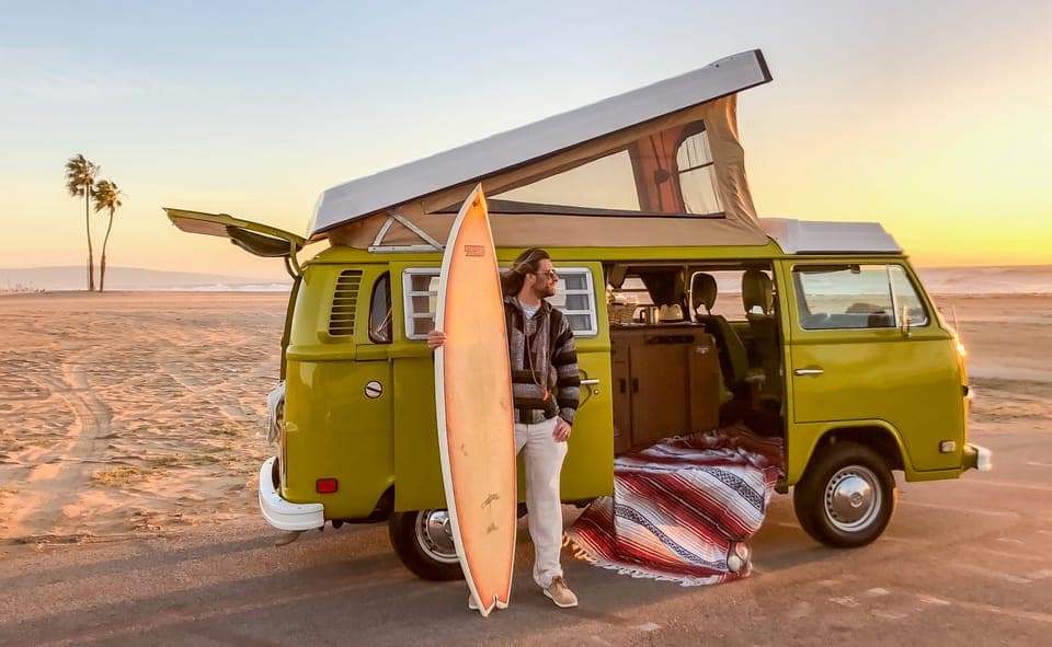 Malibu Beach: Surf Tour in a Vintage VW Van - Image NaN
