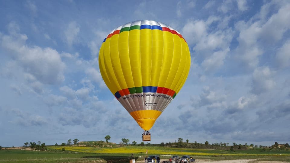 From Barcelona: Half-Day Hot Air Balloon Flight Ticket Gallery Image 1