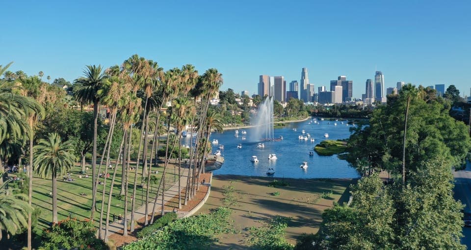Echo Park Lake: Swan Pedal Boat Rental Gallery Image 3