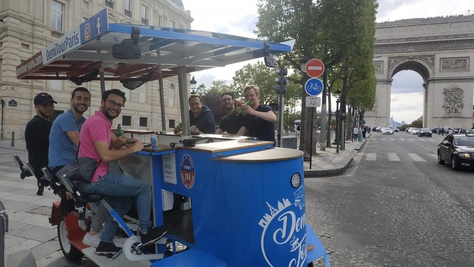 Beer Bike Bar With Drinks Included Gallery Image 4