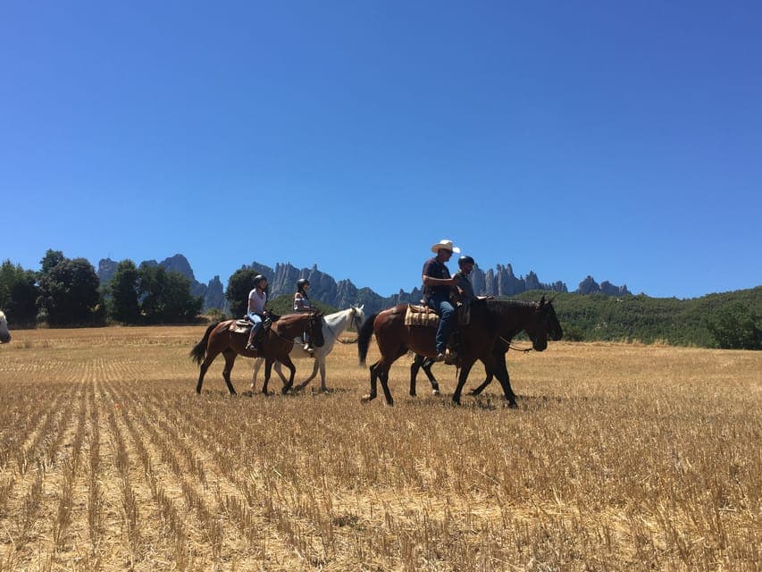 From Barcelona: Horseback Tour in Montserrat National Park - Image NaN