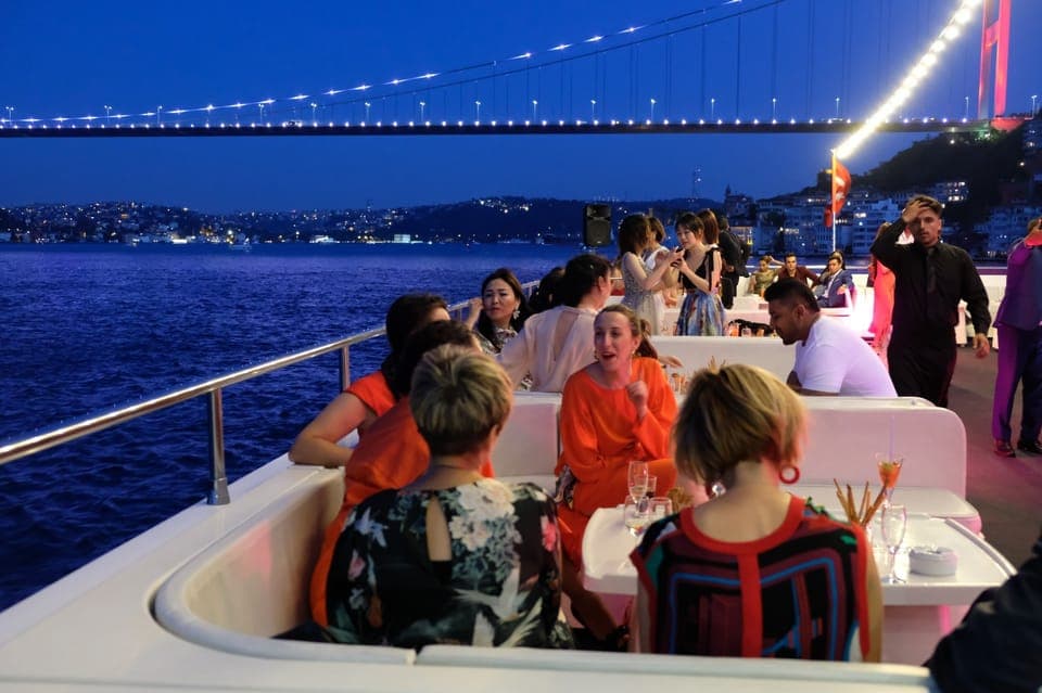 8. Istanbul: Bosphorus Sunset Cruise with Dinner - Image 8