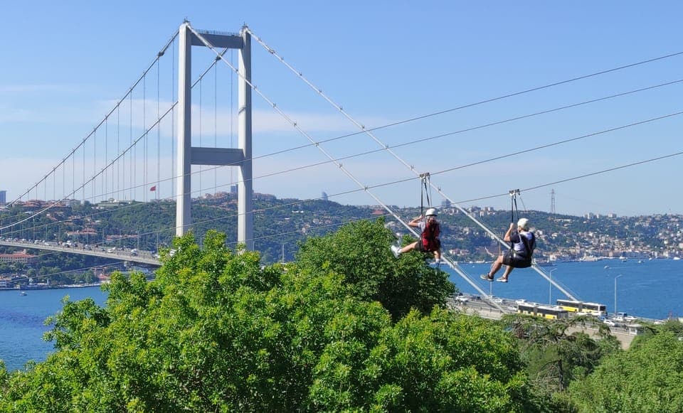 Istanbul: Zipline Adventure with Bosphorus View Gallery Image 1