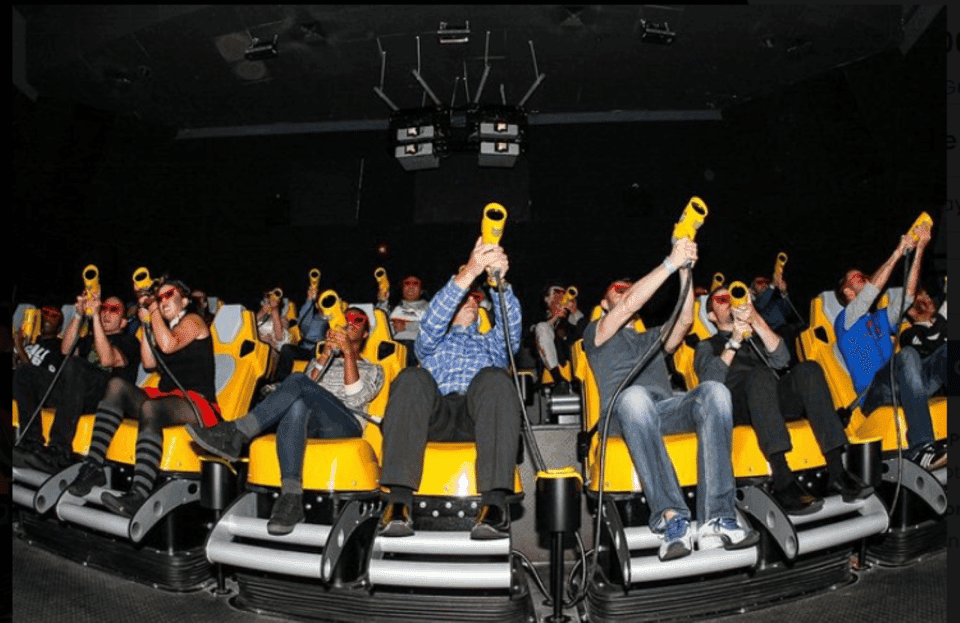 7-D Dark Ride Entry Ticket Gallery Image 1
