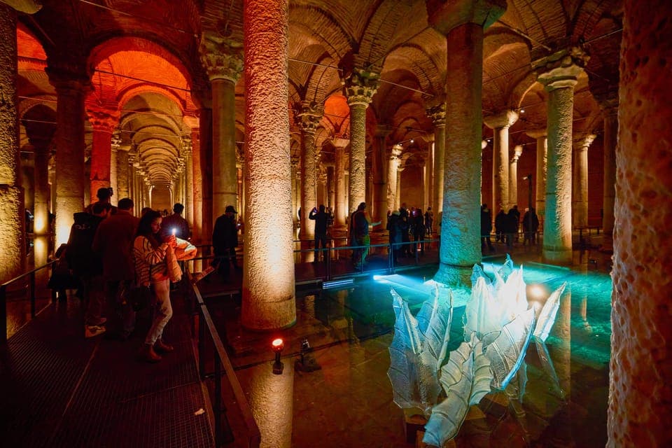 Istanbul: Basilica Cistern Walking Tour with Entry Ticket Gallery Image 4