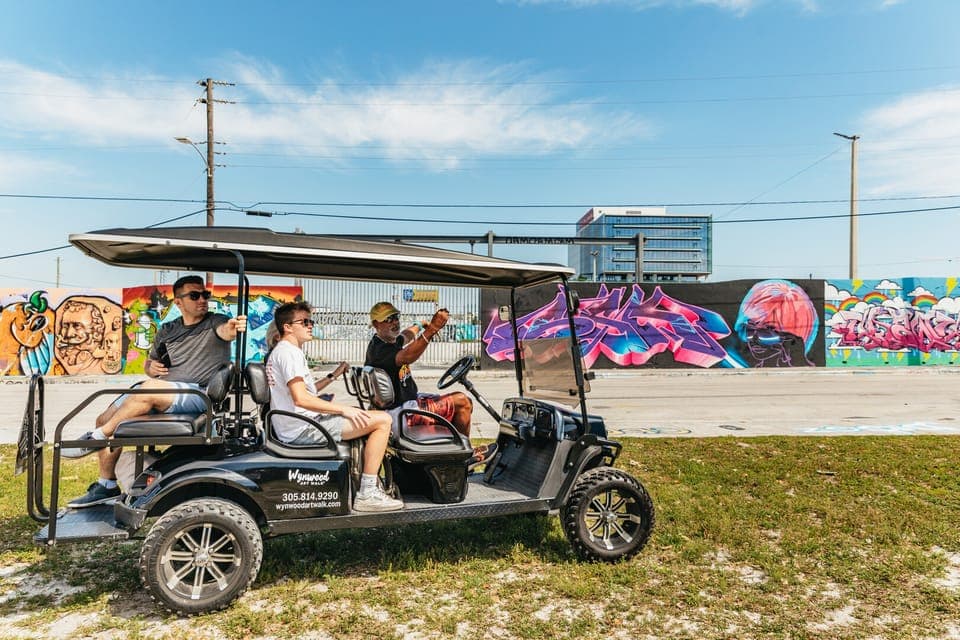 Wynwood Art District 1-Hour Street Art Tour by Golf Cart Gallery Image 1