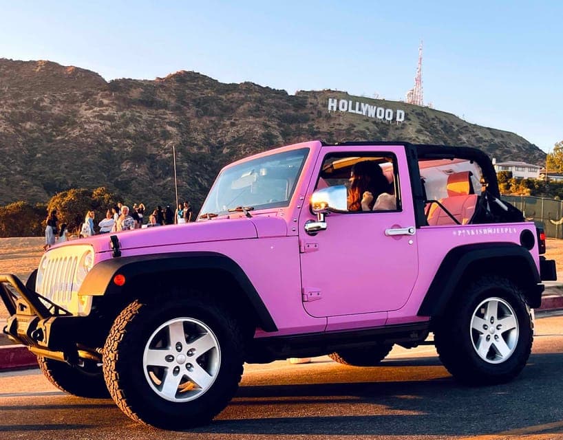 24. Los Angeles Hollywood Sign Private Tour on a Pink Jeep - Image 24