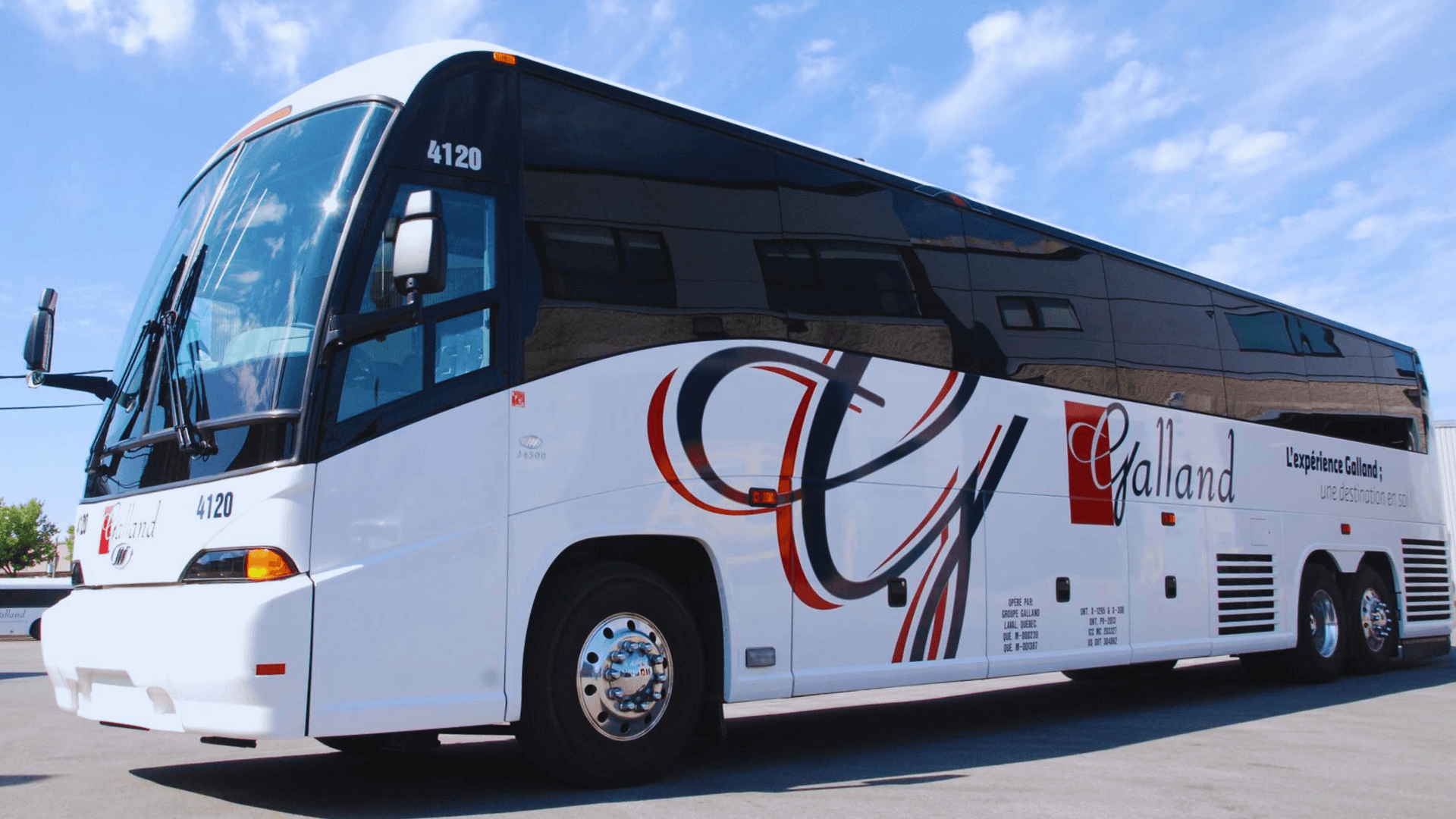 Autobus Galland background