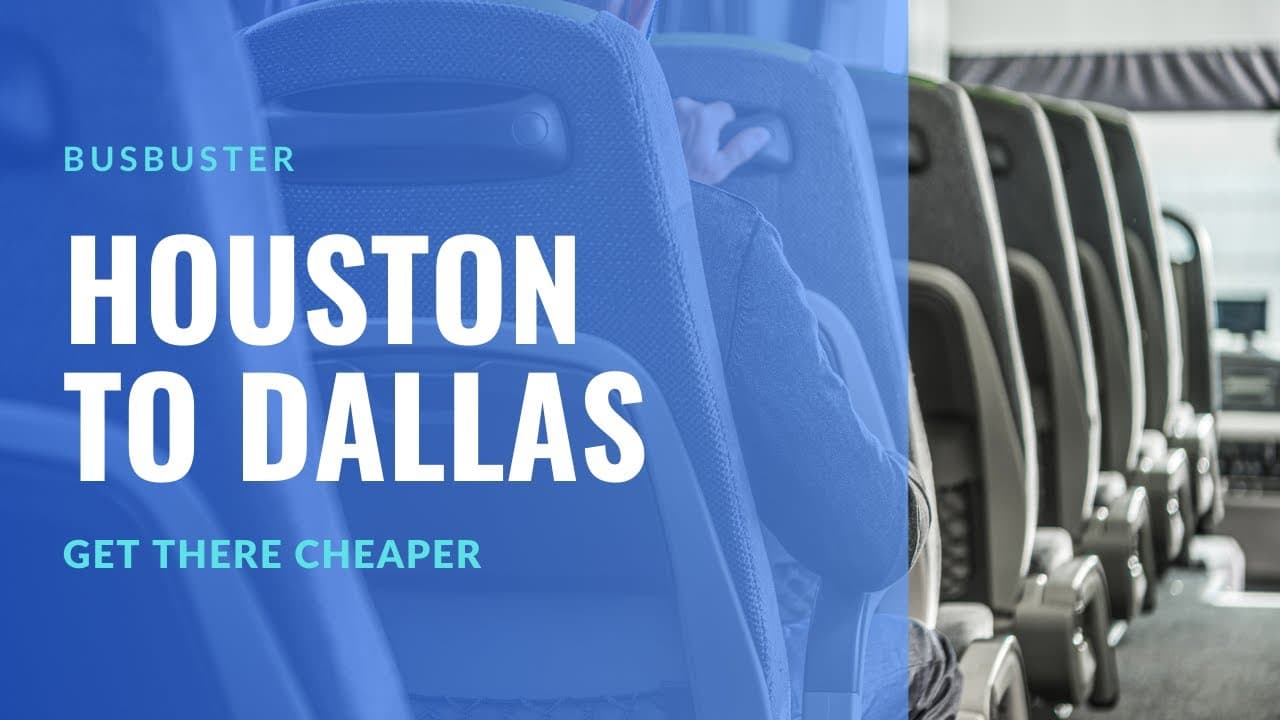 ¡Consejos para viajar en autobús de Houston a Dallas!