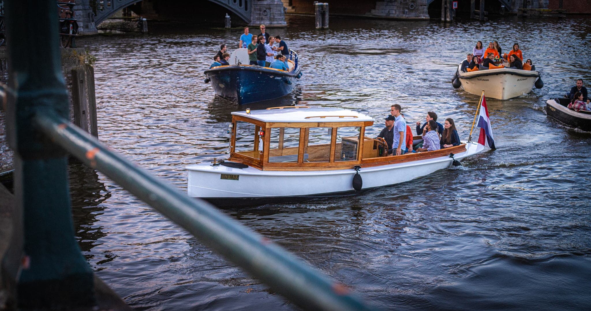 Unique Amsterdam Dinner Cruise on a Historic Saloon Boat Gallery Image 4