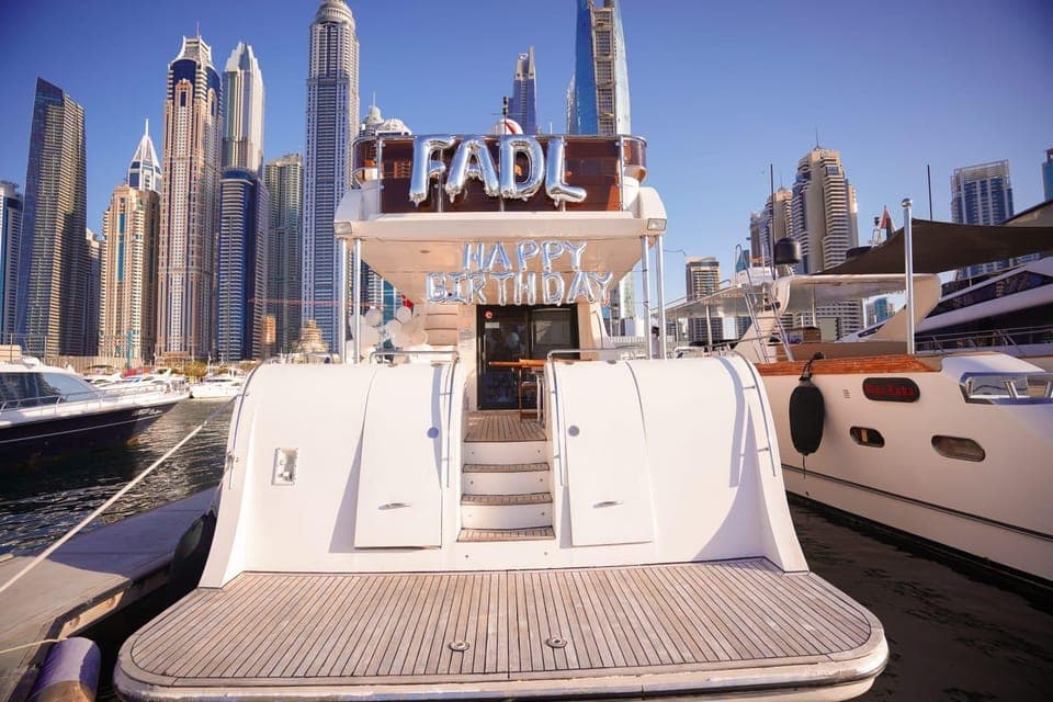 Celebrate Your Birthday in Style on luxury Yacht in Dubai Gallery Image 1