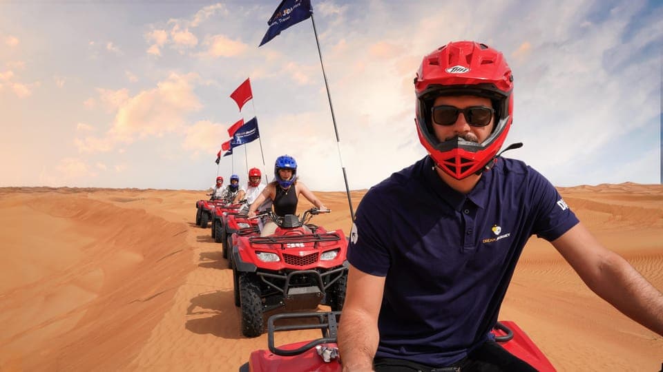 Dubai Desert Adventure: Red Dunes Guided Quad/Polaris & BBQ Gallery Image 2