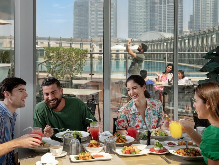 Burj Khalifa: Level 124, 125 & The Burj Club 3-Course Meal - Image NaN