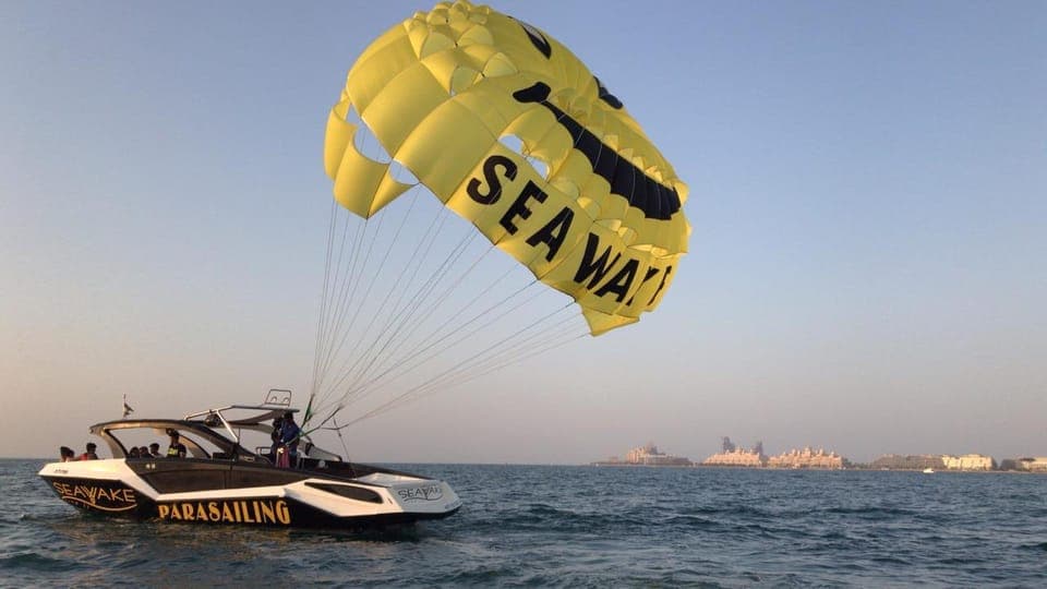 Dubai Jumeirah Parasailing adventure with breathtaking views Gallery Image 4