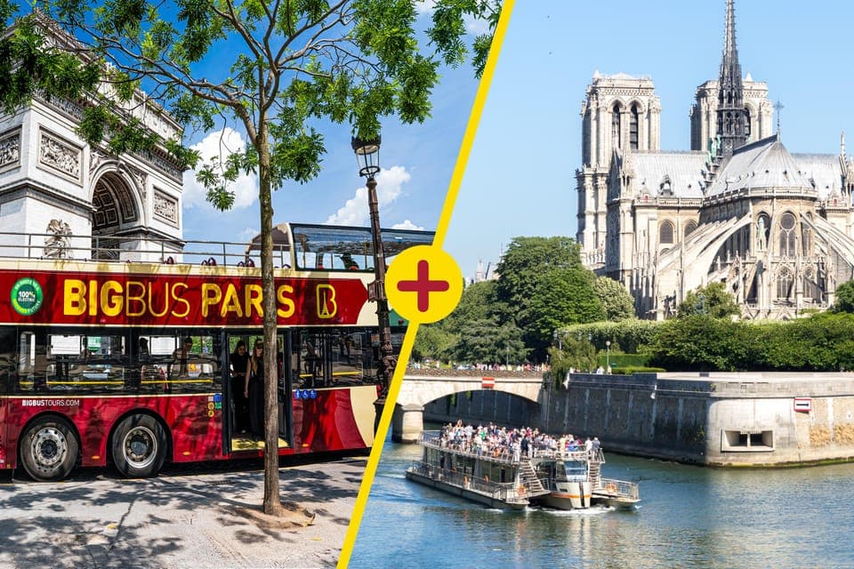 Big Bus Hop-on Hop-off Tour and Seine River Cruise Gallery Image 1
