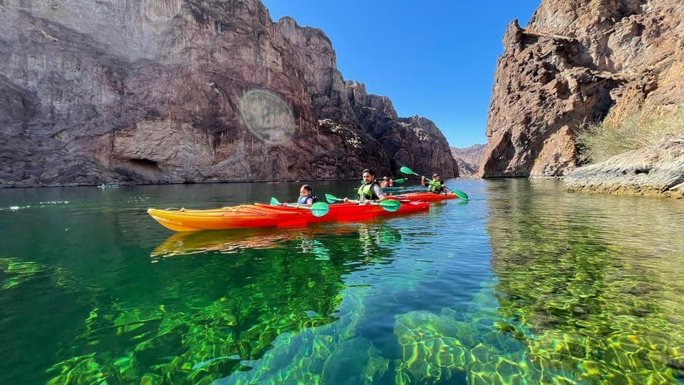 Shuttle from Las Vegas: Emerald Cave Kayak Tour & Beach time Gallery Image 1