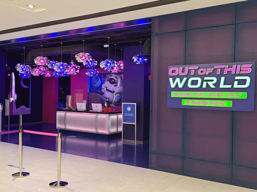 American Dream: Blacklight Mini Golf Entry Ticket Gallery Image 3