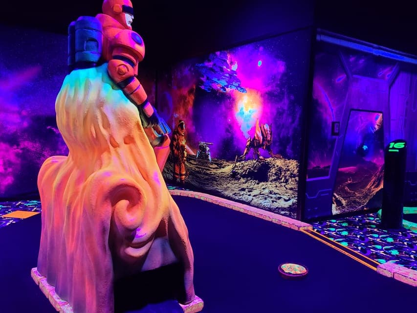 American Dream: Blacklight Mini Golf Entry Ticket Gallery Image 4