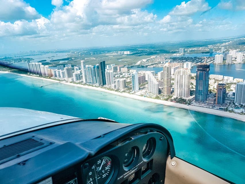 Miami Beach: South Beach Private Airplane Tour with Drinks Gallery Image 3