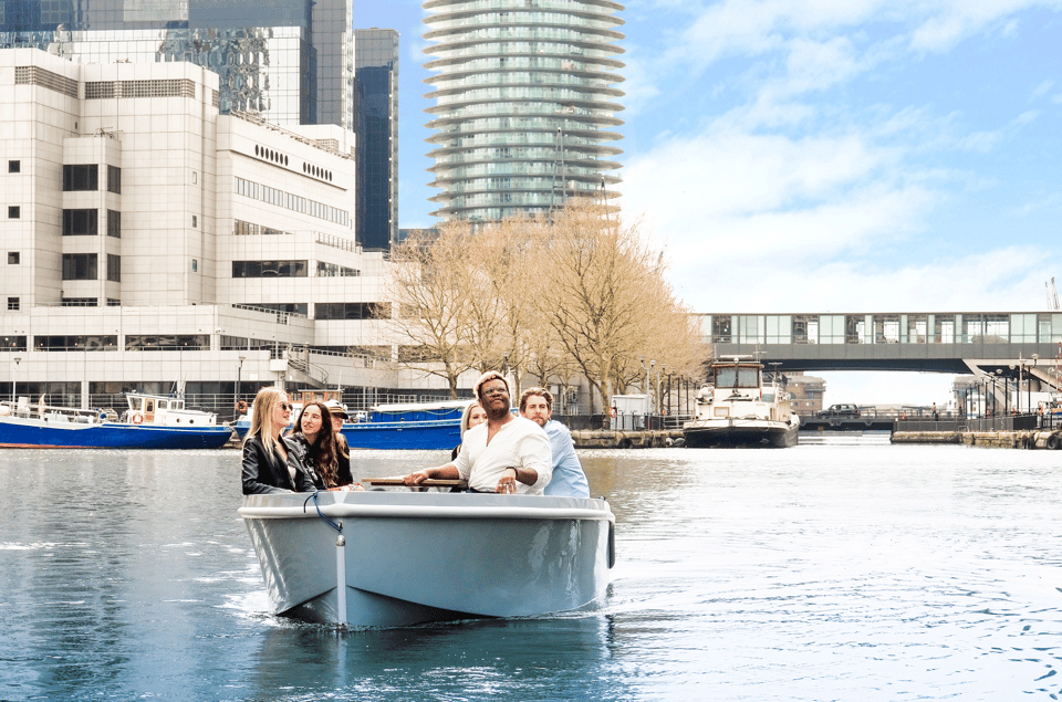 GoBoat Rental in Canary Wharf with London Docklands Gallery Image 4