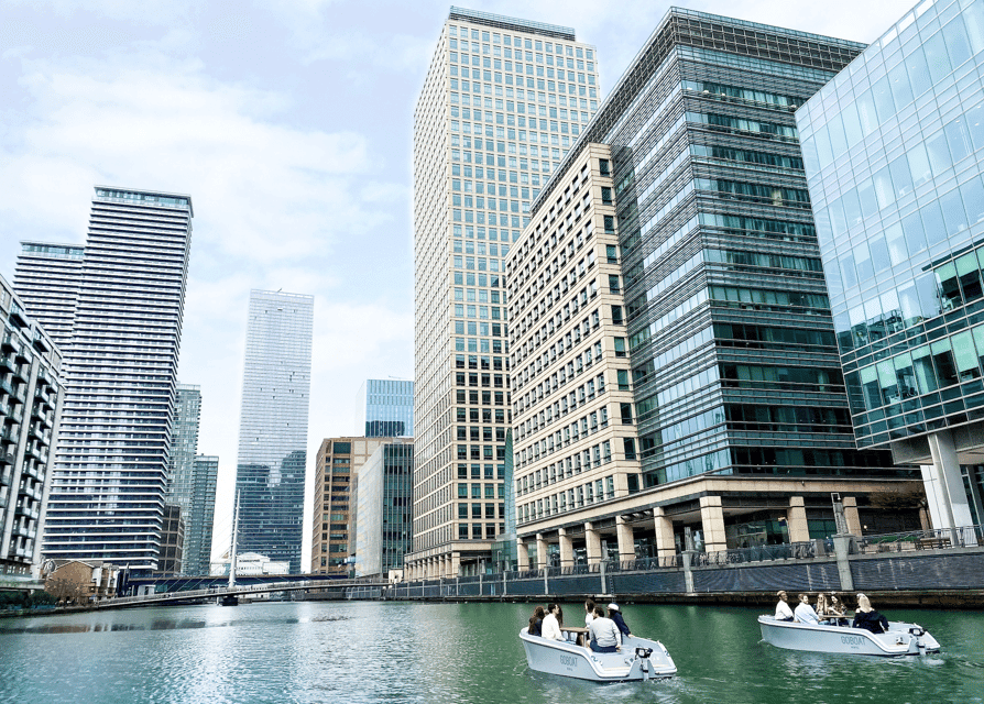 GoBoat Rental in Canary Wharf with London Docklands Gallery Image 3