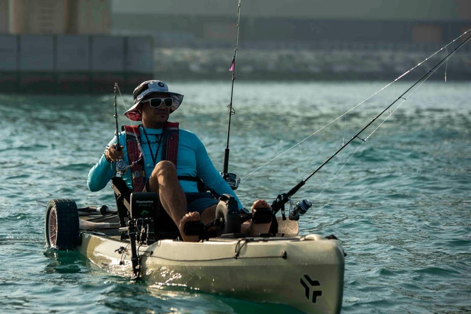 Palm Jumeirah Kayak Fishing Private Tour Gallery Image 1