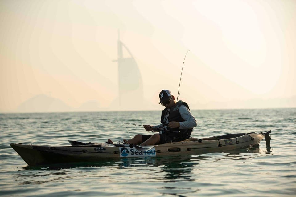 Palm Jumeirah Kayak Fishing Private Tour Gallery Image 2