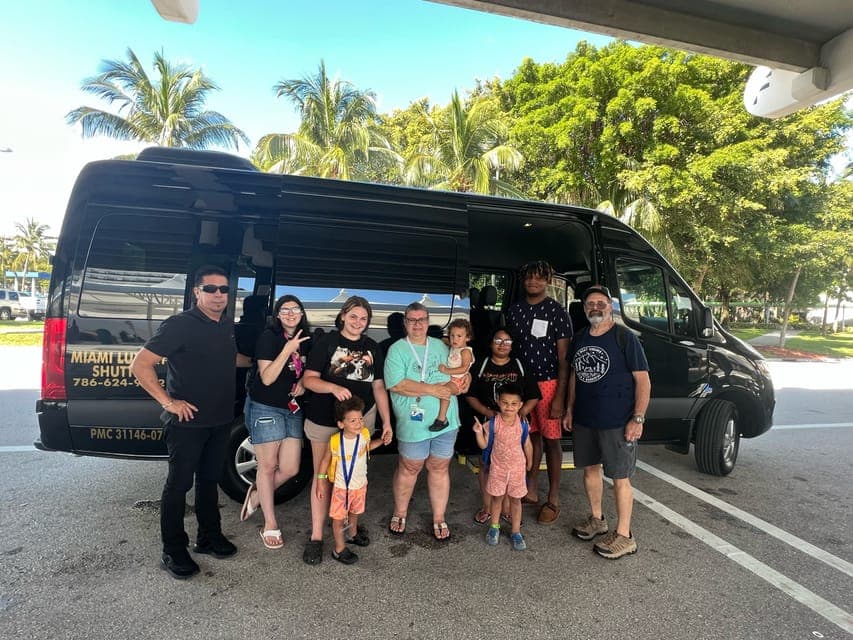 Shuttle Miami Port to Ft. Lauderdale Airport Van14pax Gallery Image 2