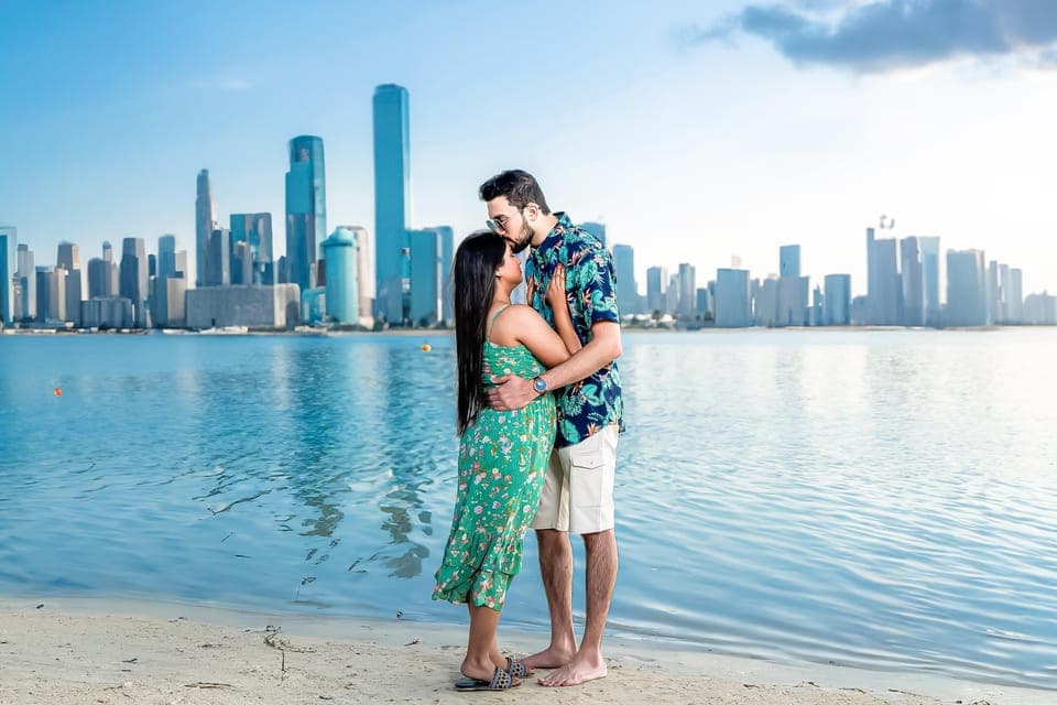 33. JBR Beach Pre Wedding Photoshoot - Image 33