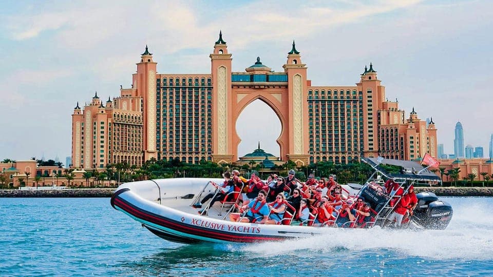 36. Marina, Atlantis, Palm & Burj Al Arab Speedboat Tour - Image 36