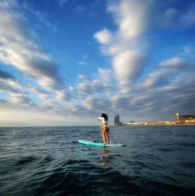 44. Sunset+paddle surf with music+fotos&videos Barceloneta+snack - Image 44