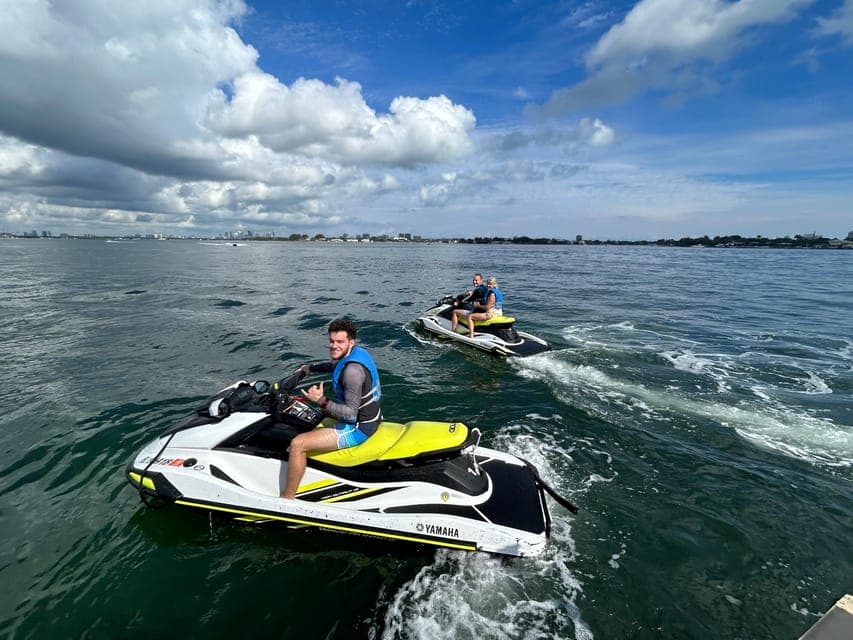 Miami Beach: Jet Ski Rental with Included Boat Ride Gallery Image 2