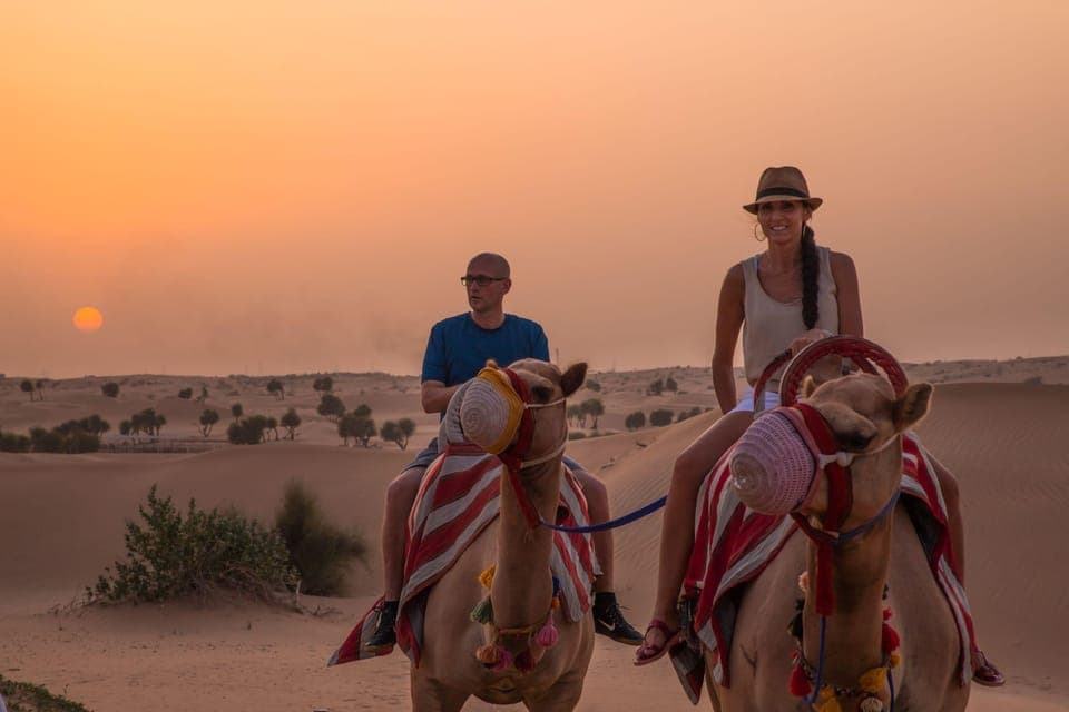 39. Evening Camel Trekking & Dinner at Al Marmoom Oasis - Image 39