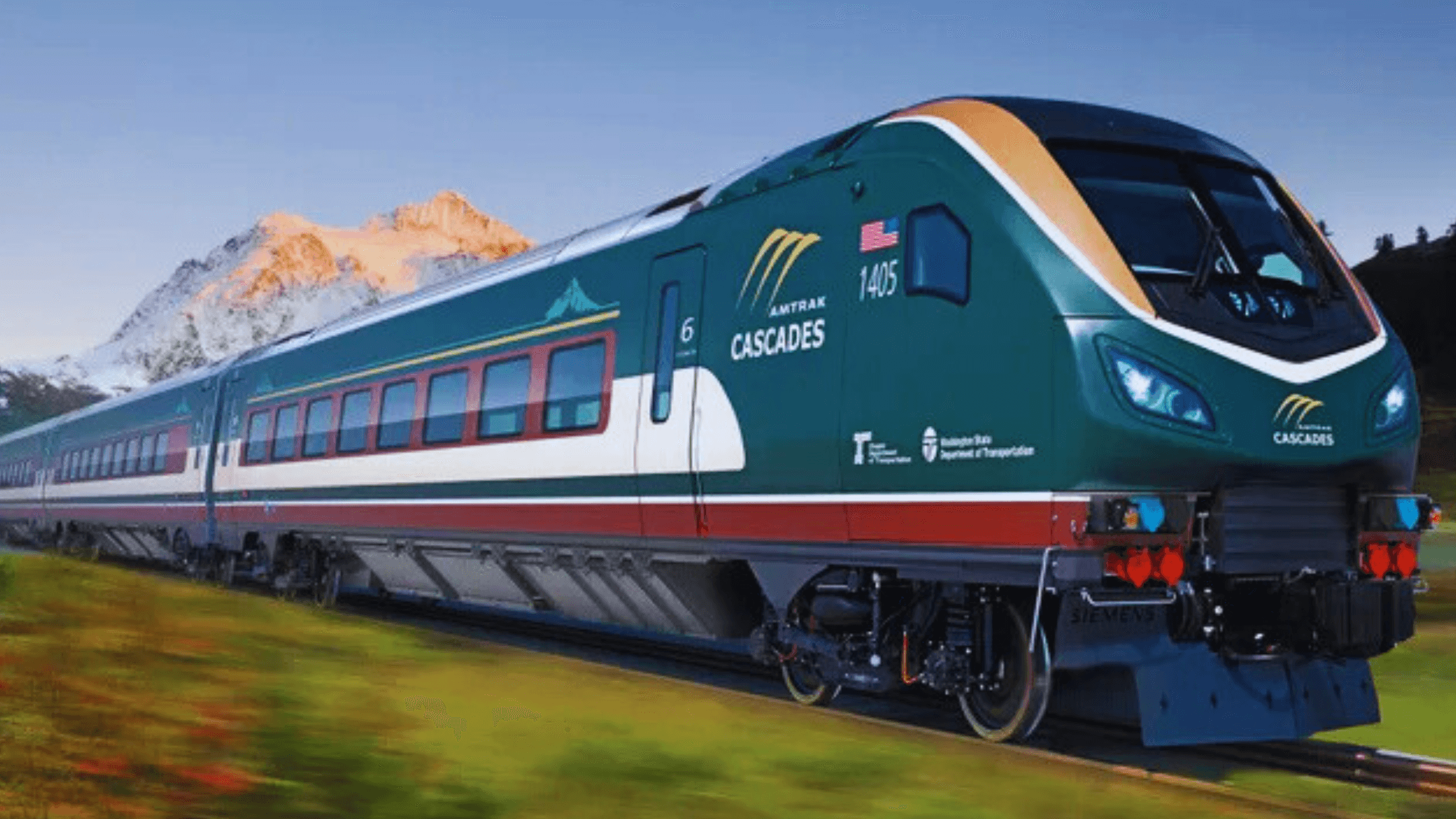 Amtrak - Cascades background