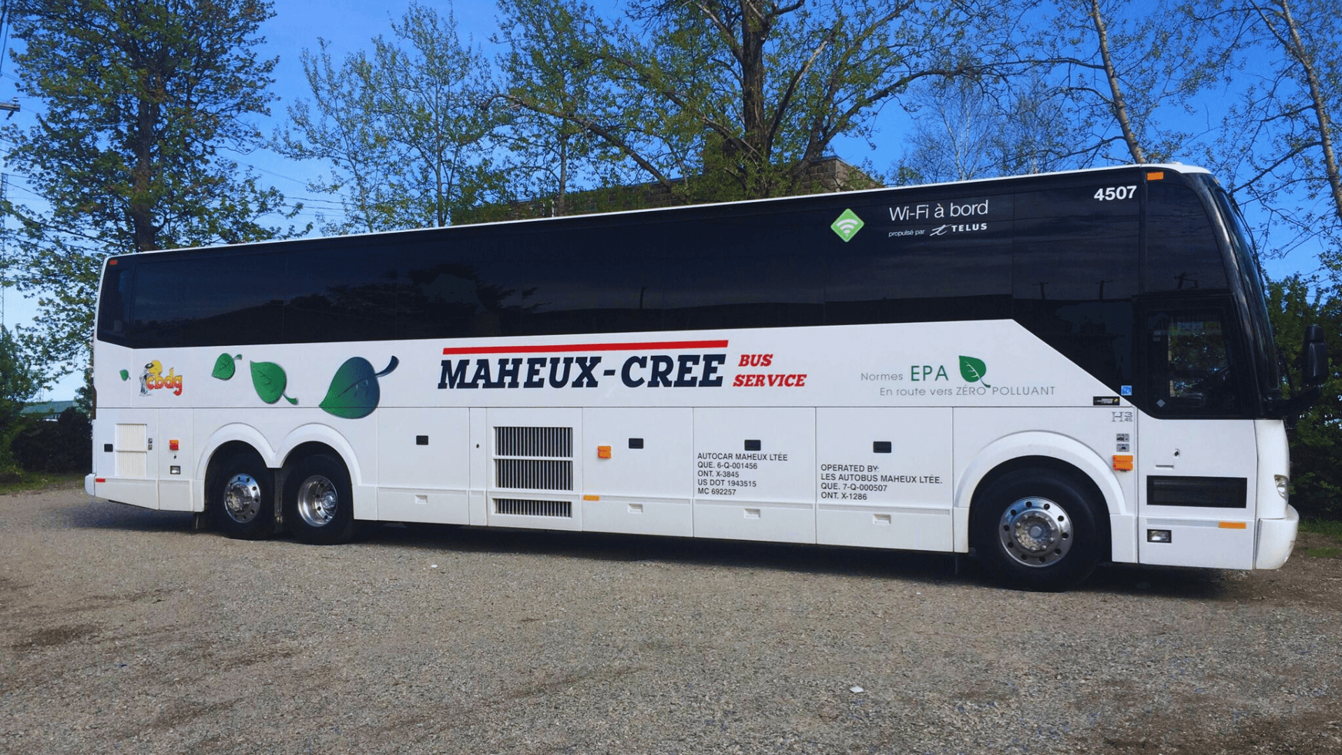 Autobus Maheux background