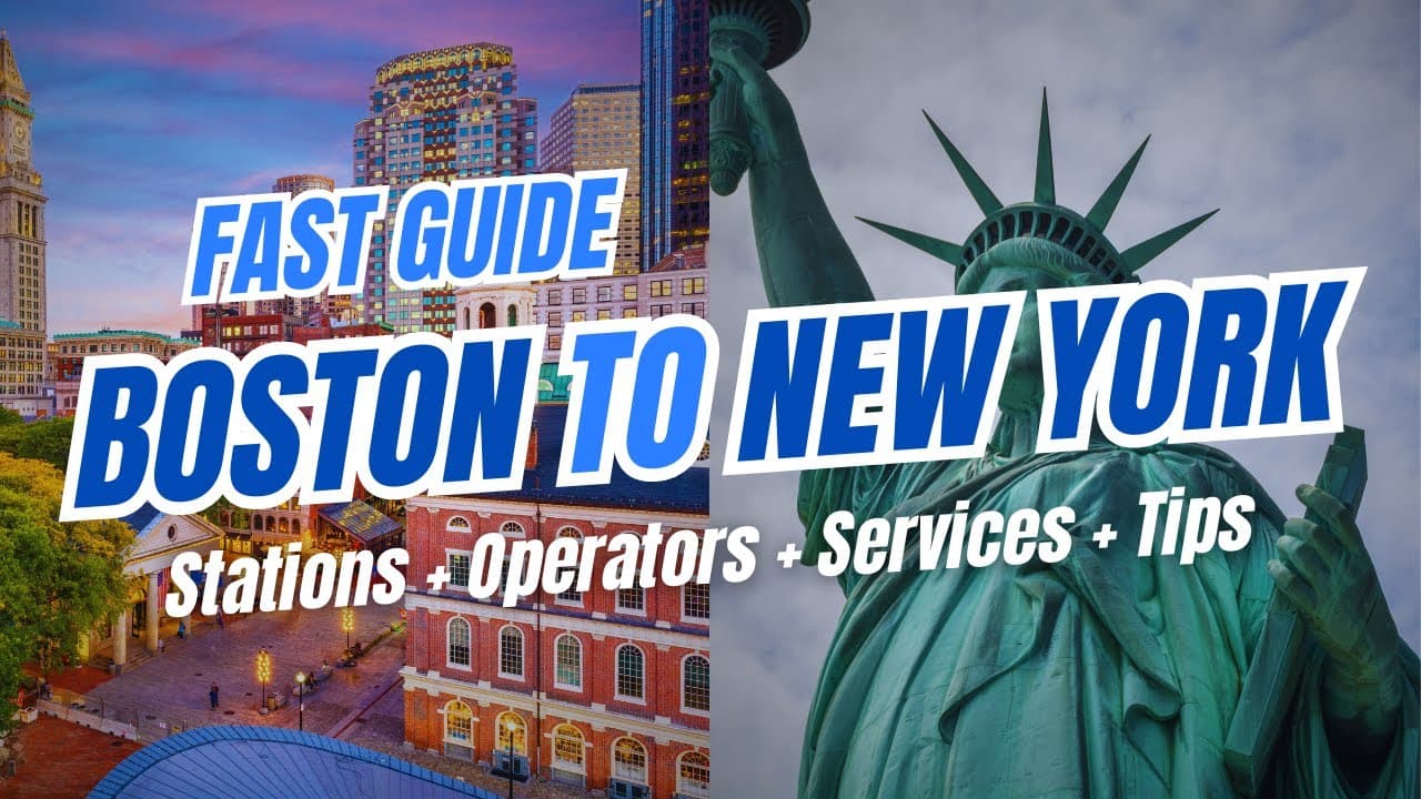 FlixBus, Greyhound Buses & VIA Rail Trains Tickets From BOSTON to NEW YORK: Best Options and Services