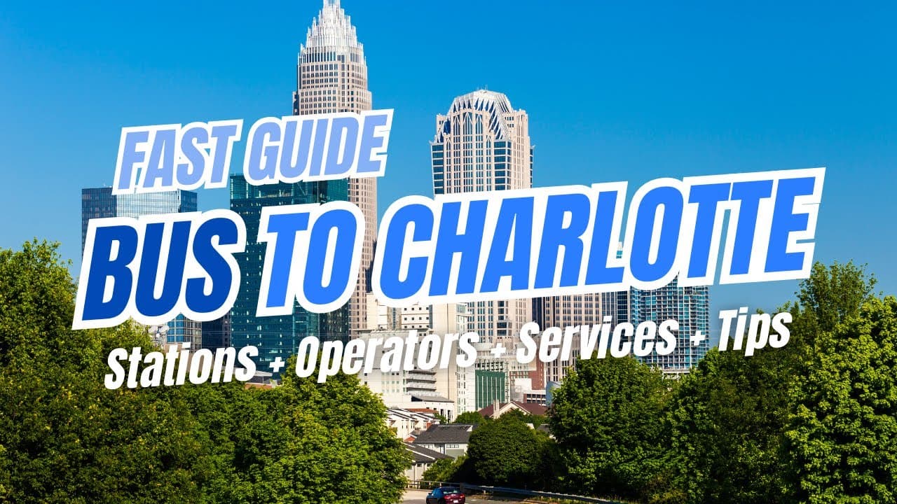 Bus nach CHARLOTTE, North Carolina: Greyhound, Flixbus, Tornado, Wanda und Ourbus Tipps & Stationsführer