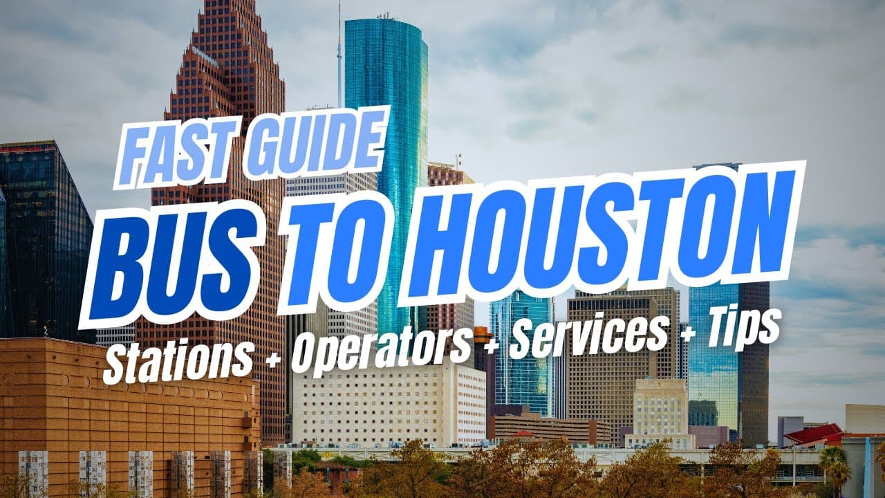 Ônibus para HOUSTON, Texas: Greyhound, Flixbus, Serviços, Dicas e Guia da Estação