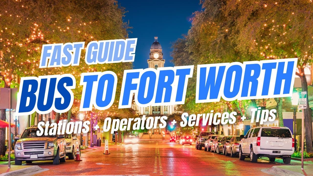 Bus nach FORT WORTH, Texas: Greyhound, Flixbus, Tornado Bus Tipps & Stationsführer