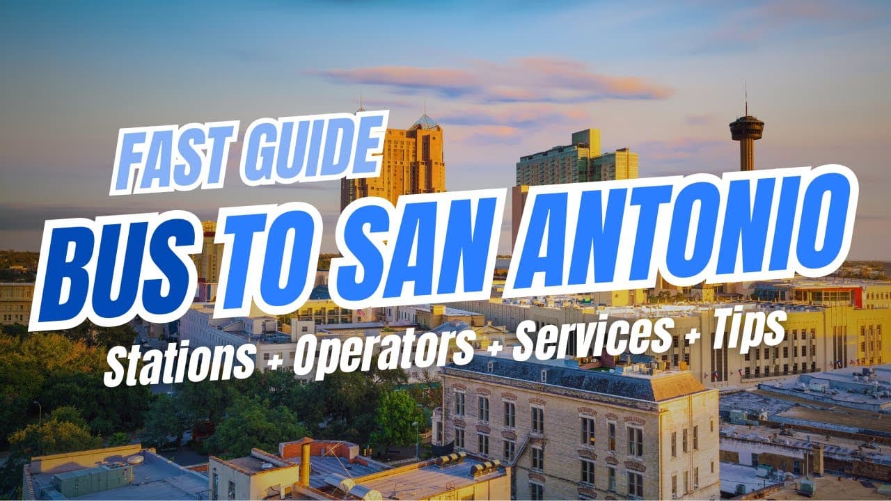 Bus nach SAN ANTONIO, Texas: Greyhound, Flixbus, Dienstleistungen, Tipps & Stationsführer