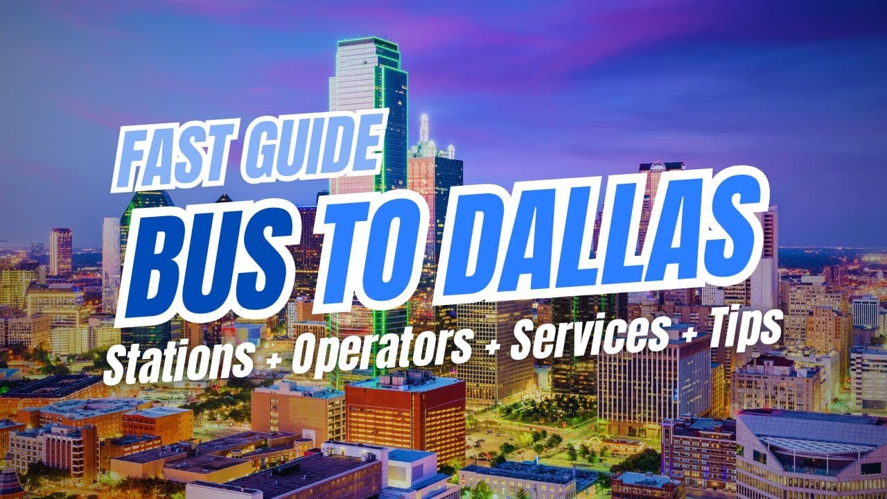 Bus nach DALLAS, Texas: Greyhound, Flixbus, Dienstleistungen, Tipps & Stationsleitfaden