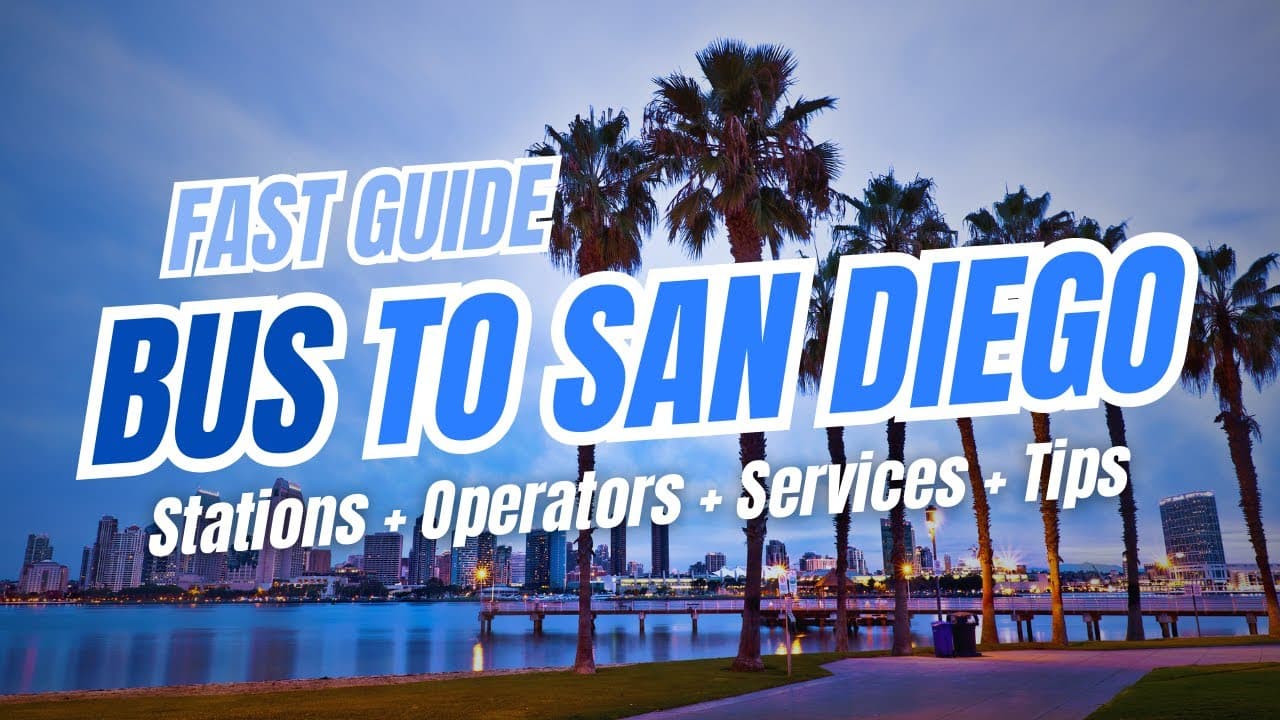 Bus nach SAN DIEGO, Kalifornien: Greyhound, Flixbus, Dienstleistungen, Tipps und Stationsführer