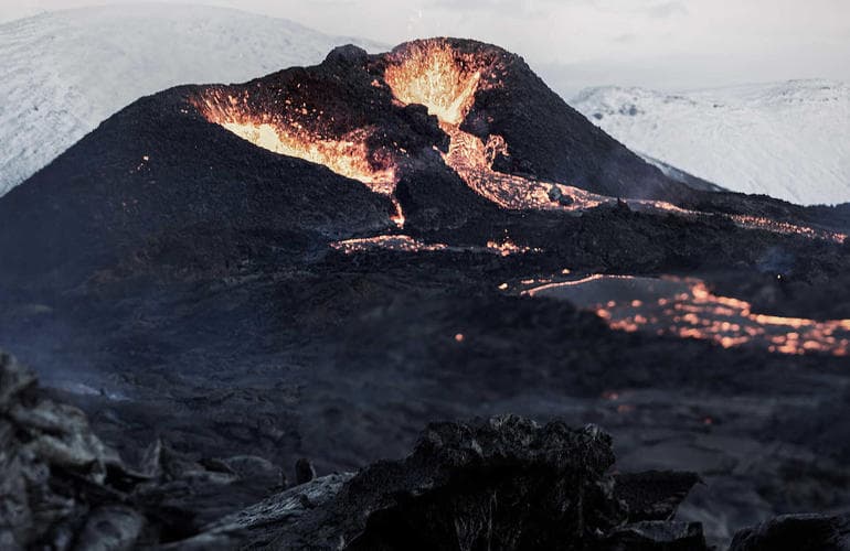 Guided hike to the active Volcano in Geldingadalur Valley Gallery Image 2