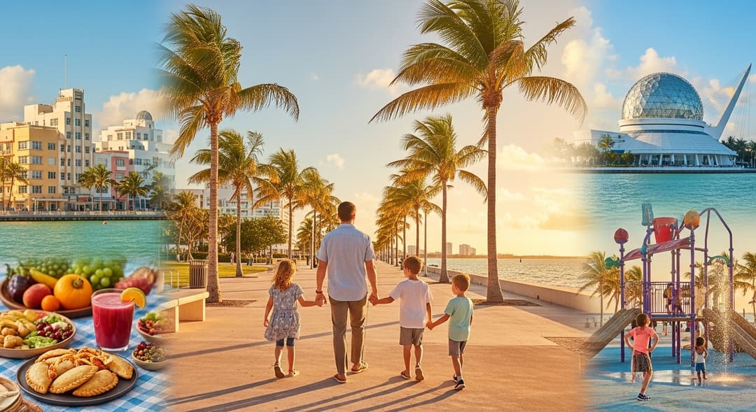 1 day in Miami itinerary for family - Image NaN